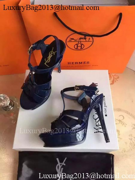 Yves Saint Laurent 20mm Platform 130mm Sandal YSL302 Royal