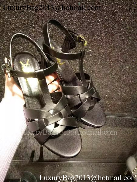 Yves Saint Laurent 20mm Platform 130mm Sandal YSL305 Black