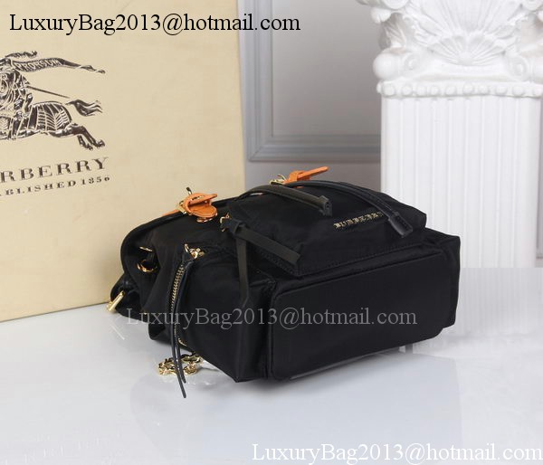 Burberry Backpack Fabric BU40166 Black&Orange