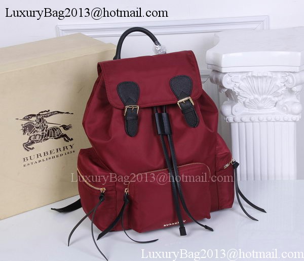 Burberry Large Backpack Fabric BU41048 Red