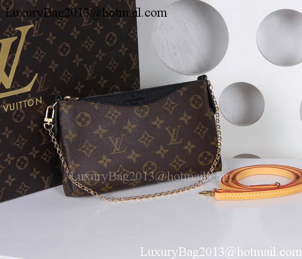 Louis Vuitton M41638  Monogram Canvas PALLAS CLUTCHES Black