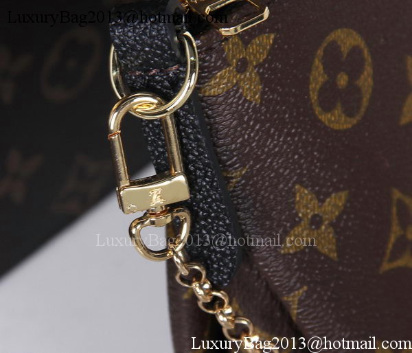 Louis Vuitton M41638  Monogram Canvas PALLAS CLUTCHES Black