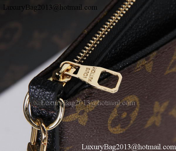 Louis Vuitton M41638  Monogram Canvas PALLAS CLUTCHES Black