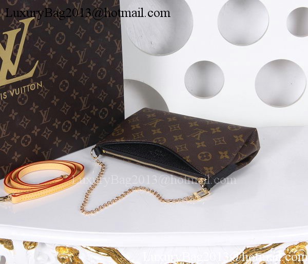 Louis Vuitton M41638  Monogram Canvas PALLAS CLUTCHES Black