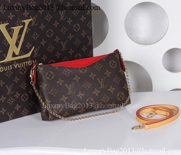 Louis Vuitton M41638  Monogram Canvas PALLAS CLUTCHES Red