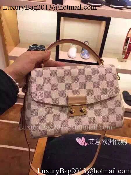 Louis Vuitton N41581 Damier Azur Canvas CROISETTE Bag