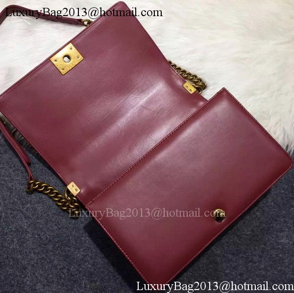 Chanel Boy Flap Shoulder Bag Original Sheepskin Leather A67088 Burgundy