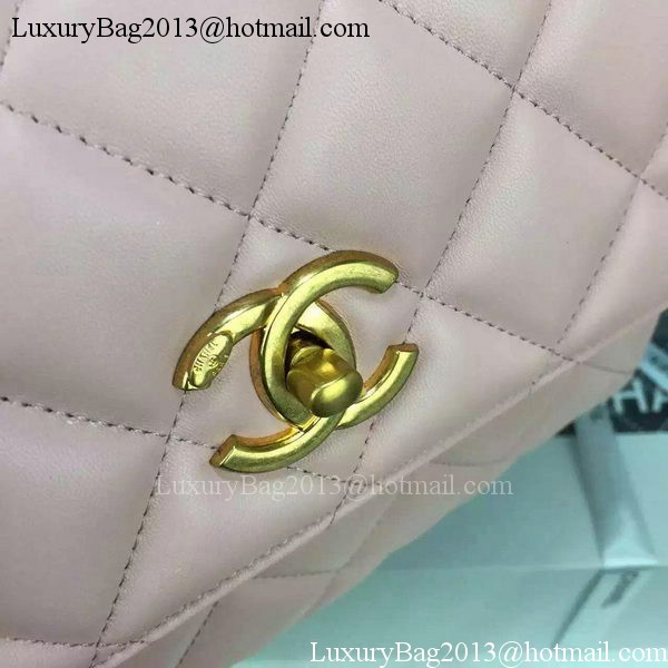 Chanel Classic Top Flap Bag Original Leather A98079 Pink