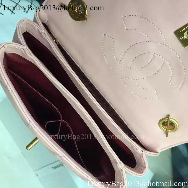 Chanel Classic Top Flap Bag Original Leather A98079 Pink