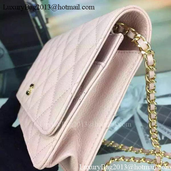 Chanel mini Flap Bag Pink Cannage Pattern A8373 Gold