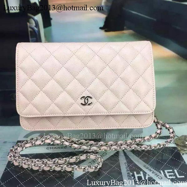 Chanel mini Flap Bag Pink Cannage Pattern A8373 Silver