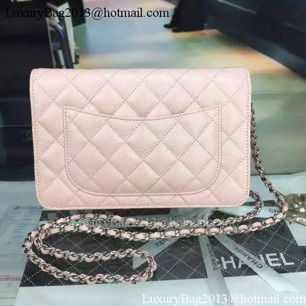 Chanel mini Flap Bag Pink Cannage Pattern A8373 Silver