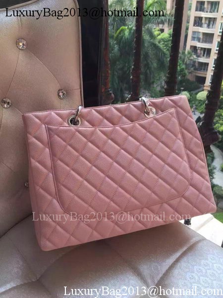 Chanel Shopper Bag Original Calfskin Leather A95021 Pink