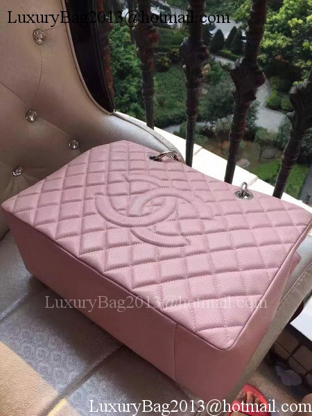 Chanel Shopper Bag Original Calfskin Leather A95021 Pink