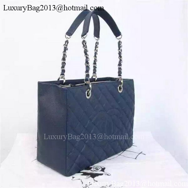 Chanel Shopper Bag Original Calfskin Leather A95021 Royal