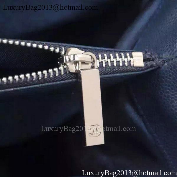 Chanel Shopper Bag Original Calfskin Leather A95021 Royal