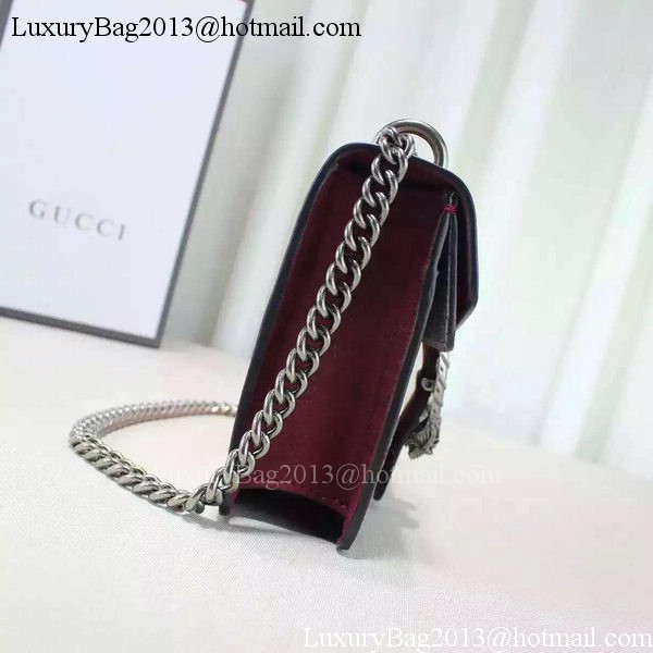 Gucci Dionysus Blooms mini Shoulder Bag 421970 Burgundy