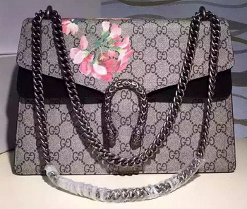 Gucci Dionysus Blooms Medium Shoulder Bag 421970 Black