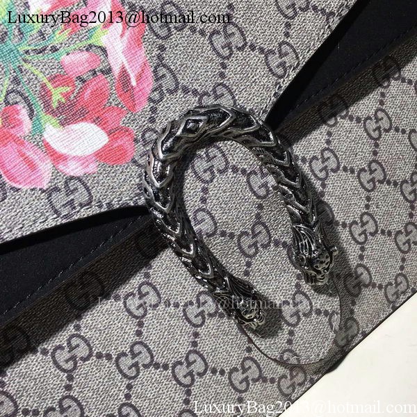 Gucci Dionysus Blooms Medium Shoulder Bag 421970 Black