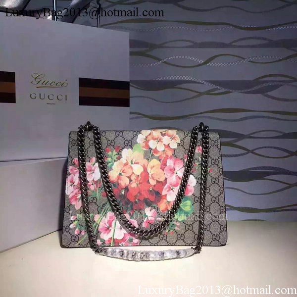 Gucci Dionysus Blooms Medium Shoulder Bag 421970 Red