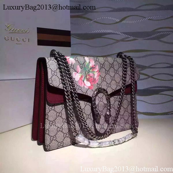 Gucci Dionysus Blooms Medium Shoulder Bag 421970 Red