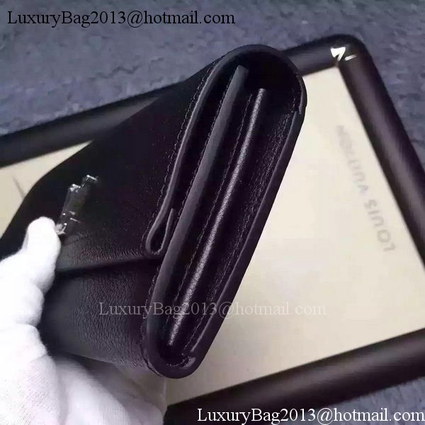 Louis Vuitton LOCKME II Wallet M62350 Black