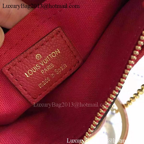 Louis Vuitton M41638 Red Monogram Canvas PALLAS Clutch