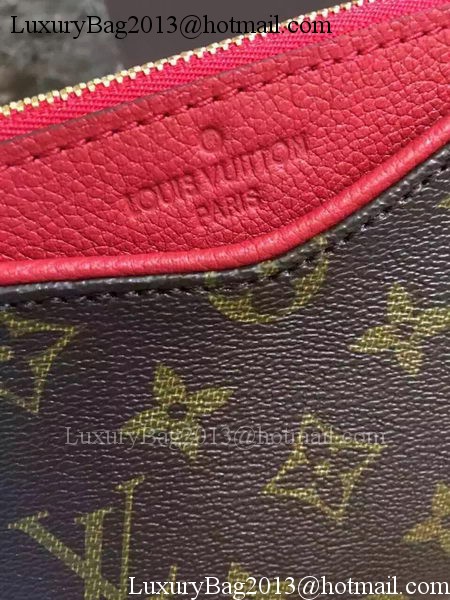 Louis Vuitton M41638 Red Monogram Canvas PALLAS Clutch