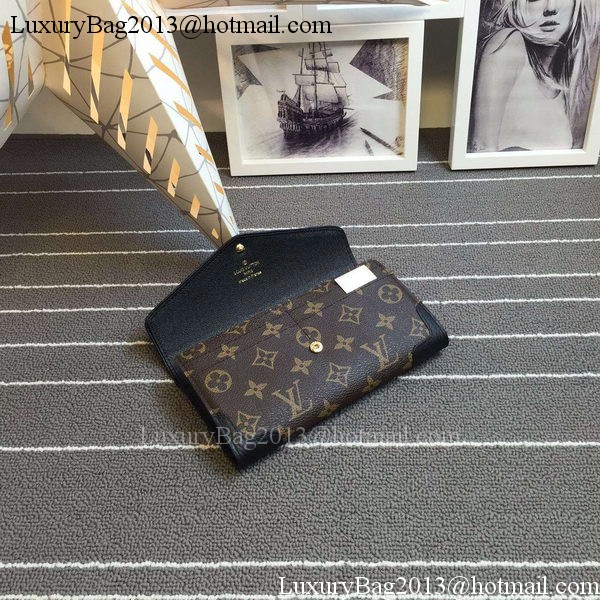 Louis Vuitton Monogram Canvas SARAH WALLET RETIRO M41951 Black