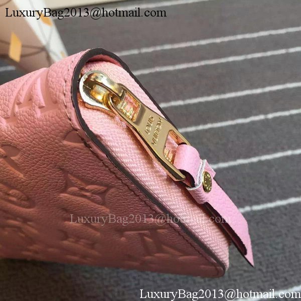 Louis Vuitton Monogram Empreinte Zippy Wallet X60017 Pink