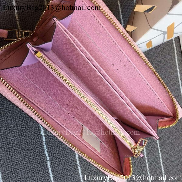 Louis Vuitton Monogram Empreinte Zippy Wallet X60017 Pink