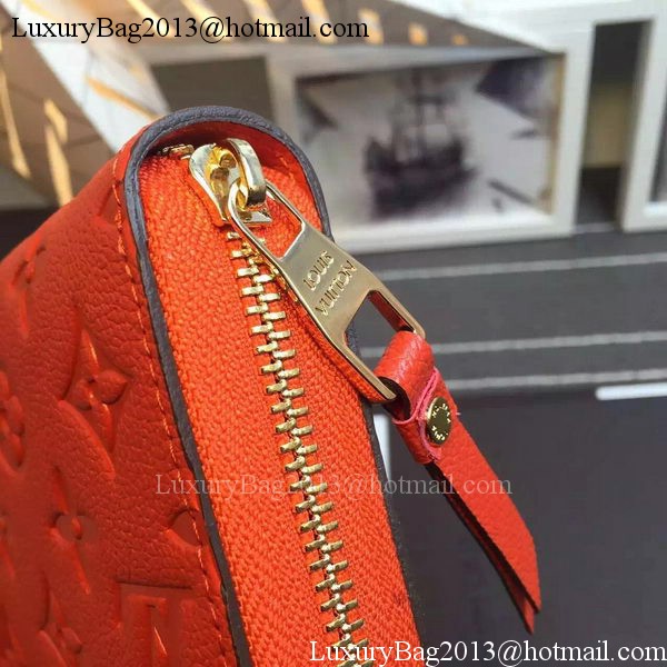 Louis Vuitton Monogram Empreinte Zippy Wallet X60017 Red