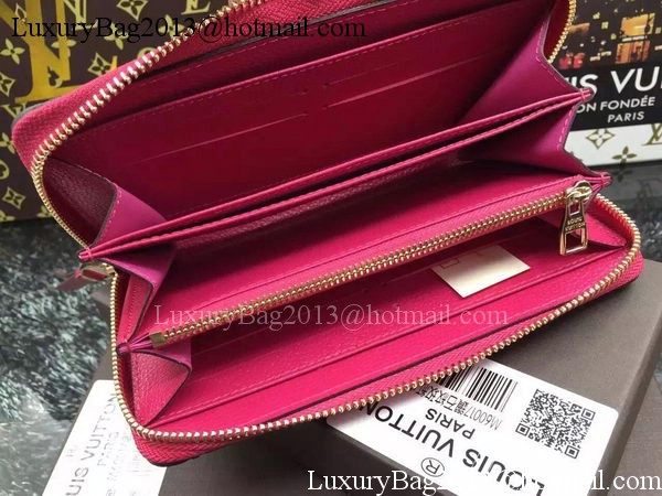 Louis Vuitton Monogram Empreinte Zippy Wallet X60017 Rose