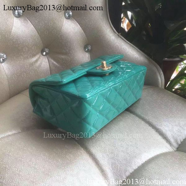 Chanel mini Classic Flap Bag Original Patent A1116 Green