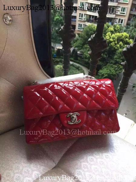 Chanel mini Classic Flap Bag Original Patent A1116 Red