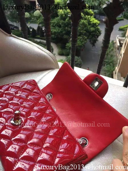 Chanel mini Classic Flap Bag Original Patent A1116 Red