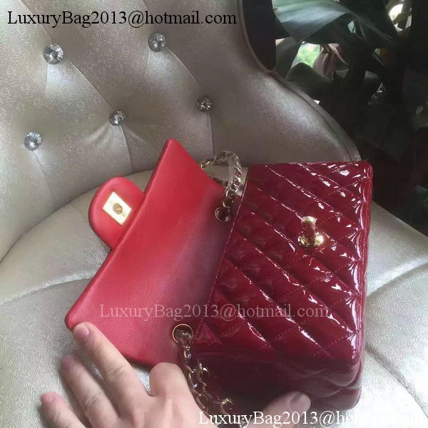 Chanel mini Classic Flap Bag Original Patent A1116 Wine