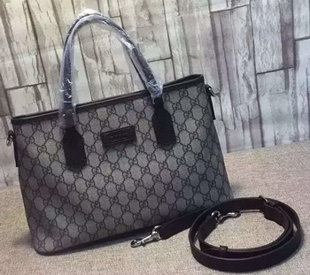 GUCCI GG Supreme Tote Bag 429019 Brown