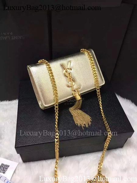 Yves Saint Laurent Cross-body Shoulder Bag Y9012 Gold