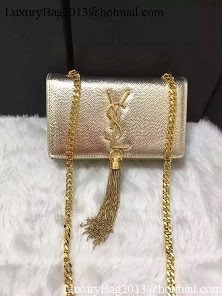 Yves Saint Laurent Cross-body Shoulder Bag Y9012 Gold