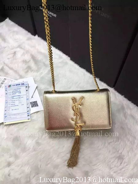 Yves Saint Laurent Cross-body Shoulder Bag Y9012 Gold