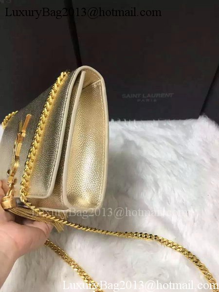 Yves Saint Laurent Cross-body Shoulder Bag Y9012 Gold