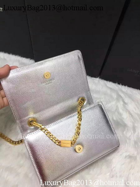 Yves Saint Laurent Cross-body Shoulder Bag Y9012 Silver