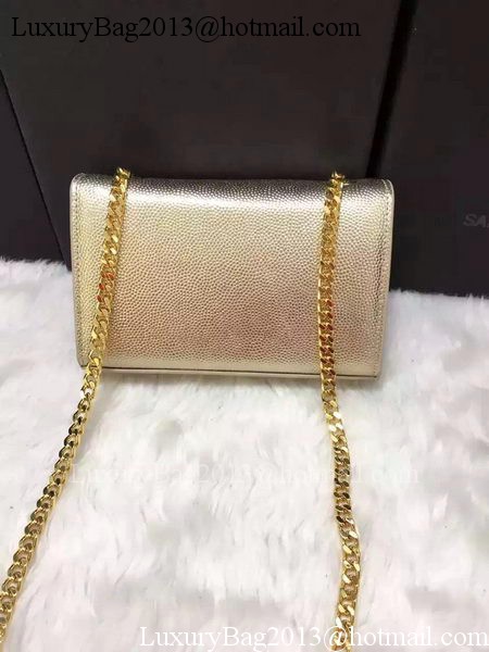 Yves Saint Laurent Cross-body Shoulder Bag Y9013 Gold