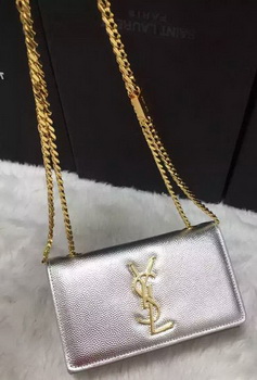 Yves Saint Laurent Cross-body Shoulder Bag Y9013 Silver