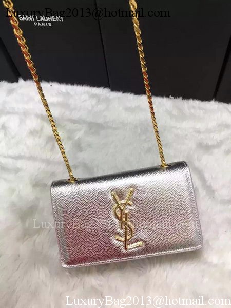 Yves Saint Laurent Cross-body Shoulder Bag Y9013 Silver