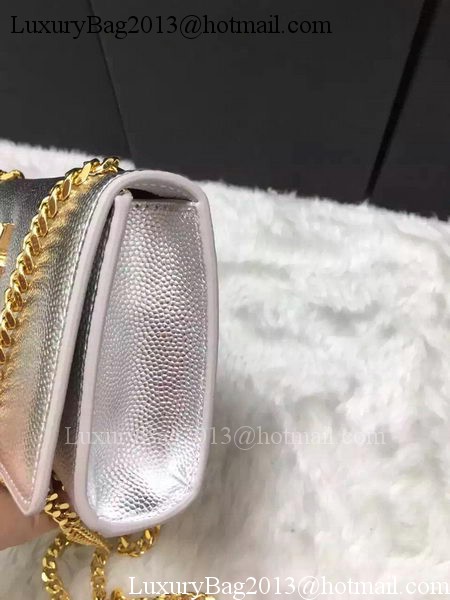 Yves Saint Laurent Cross-body Shoulder Bag Y9013 Silver