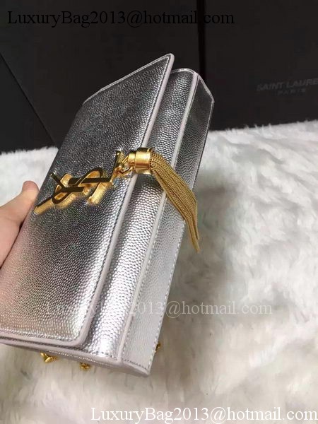 Yves Saint Laurent Cross-body Shoulder Bag Y9014 Silver