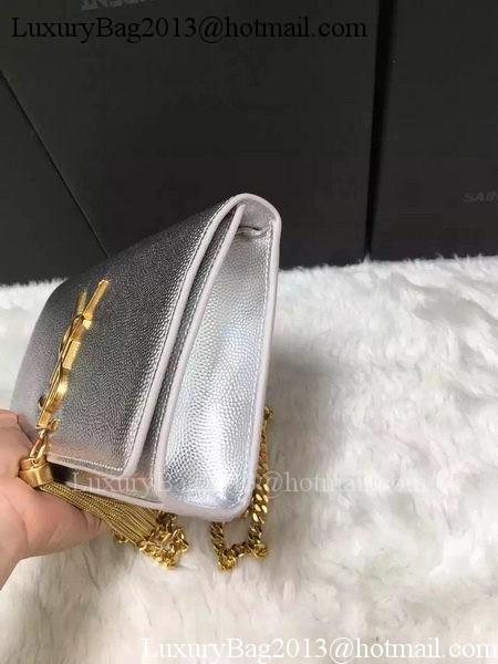 Yves Saint Laurent Cross-body Shoulder Bag Y9014 Silver