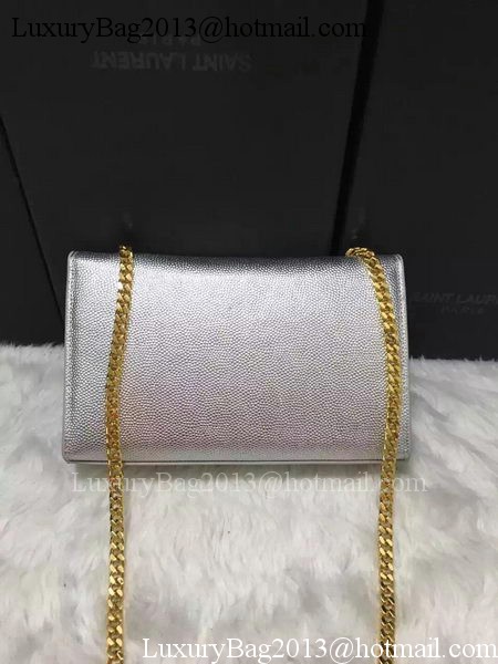 Yves Saint Laurent Cross-body Shoulder Bag Y9014 Silver